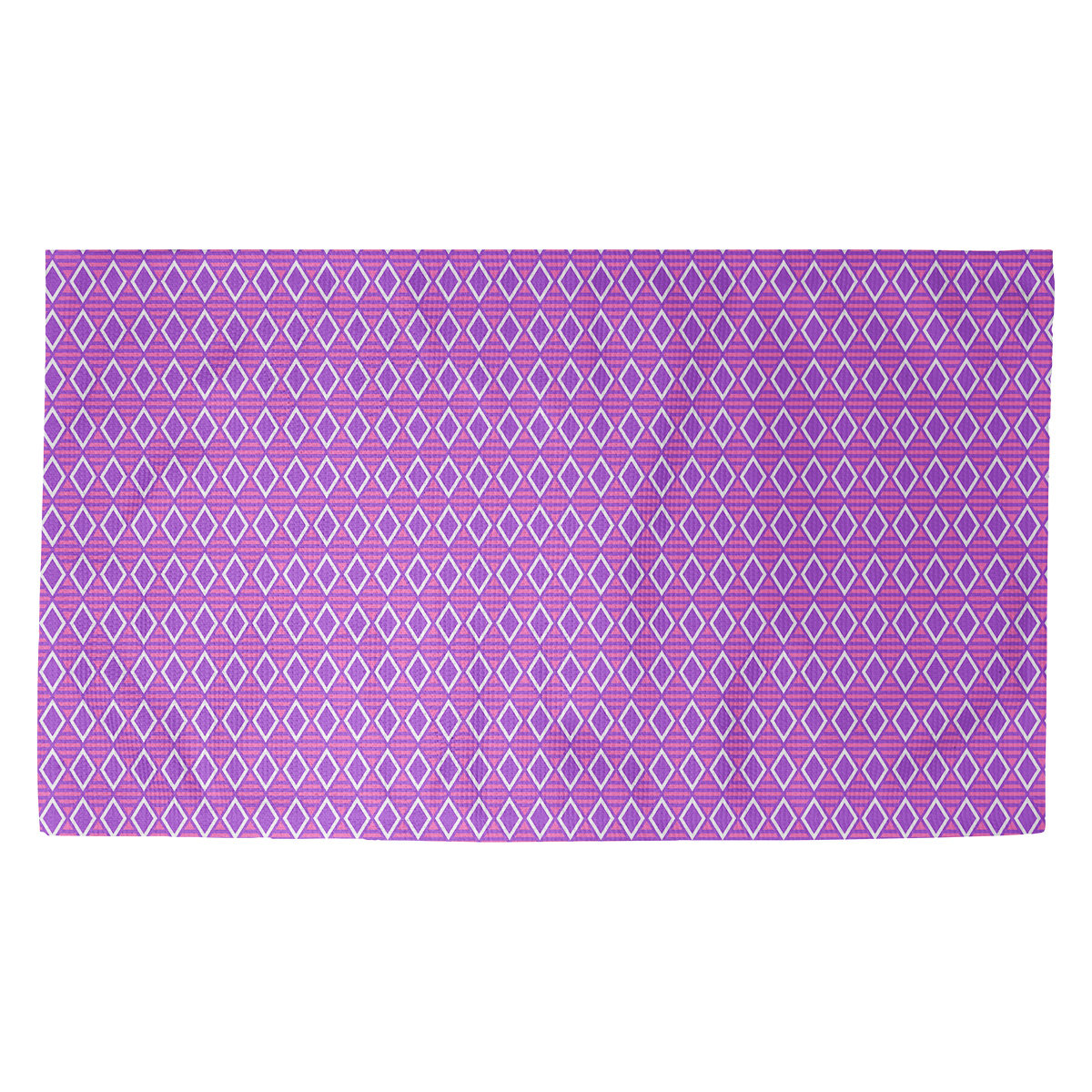 Latitude Run Avicia Geometric Diamonds Dark Pink Area Rug Wayfair