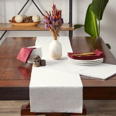 16" x 16" Table Linen Dinner Poly Cotton Hote AB Traders White Cotton Napkins 