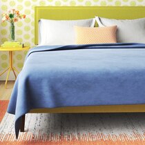 susiyo Blue Grid Mosaic Throw Blanket 50x60 inch Soft Lightweight Decor Sofa Couch Blanket for All Season