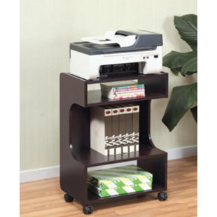 Mobile Printer Stand with Storage