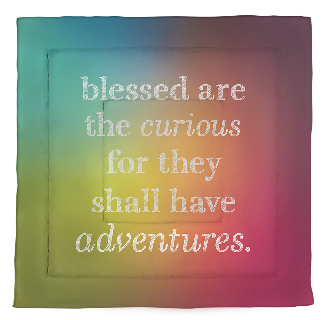 East Urban Home Curiosity Inspirational Quote Single Reversible Comforter Wayfair