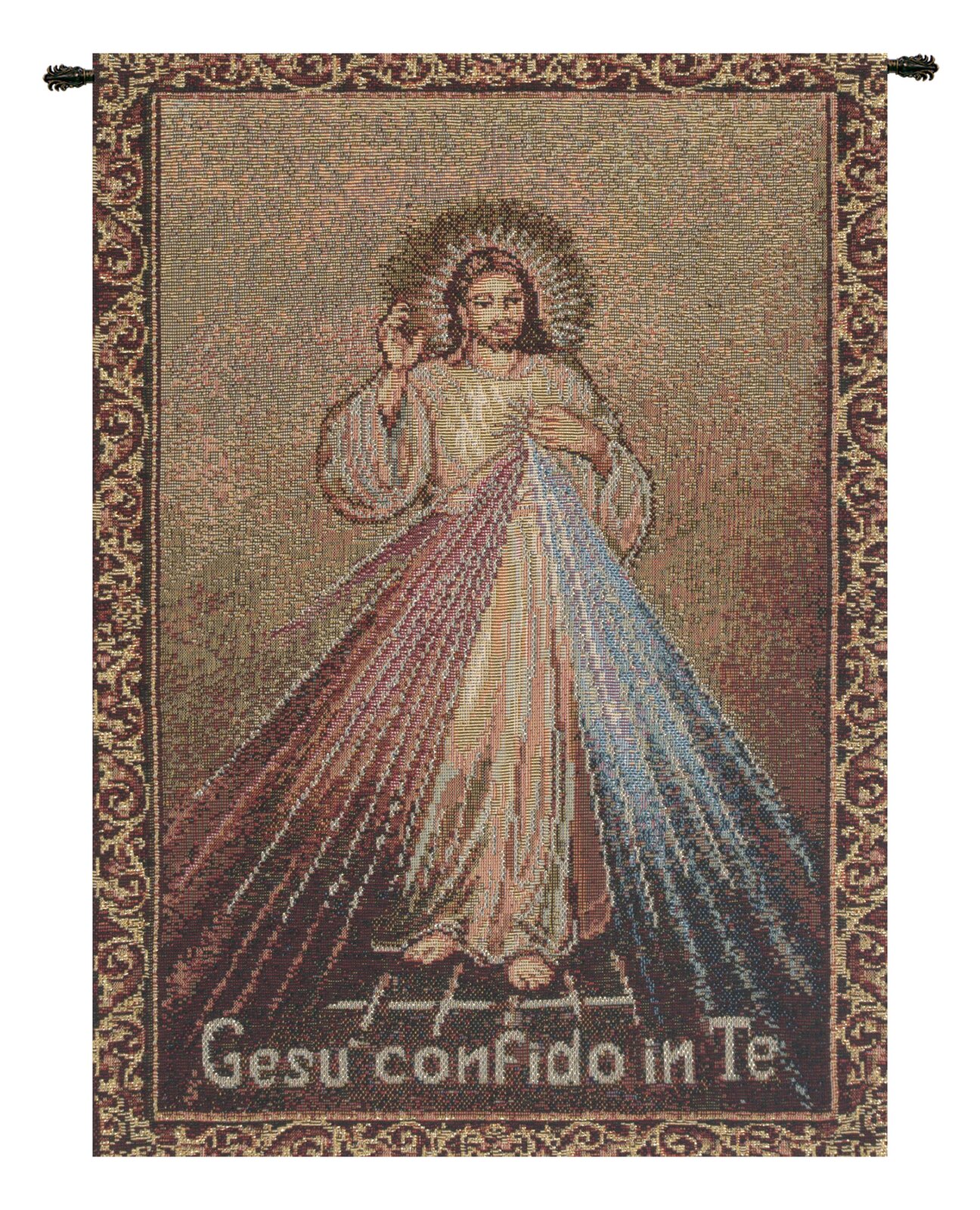 Jesus Wall Decorations - Merciful Jesus Confidant Tapestry
