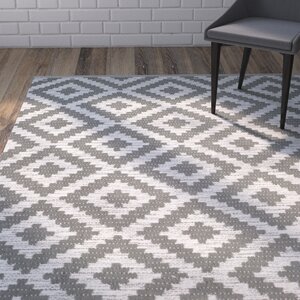 Harlow Hand-Woven Gray/Ivory Area Rug