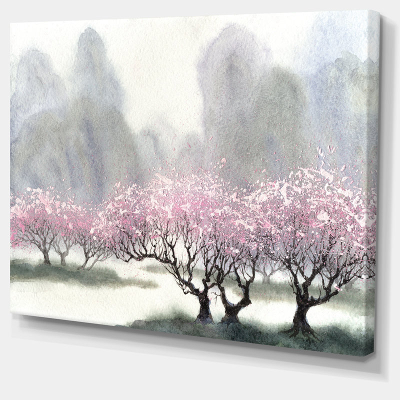 Winston Porter Flowering Trees At Spring Landscape Painting