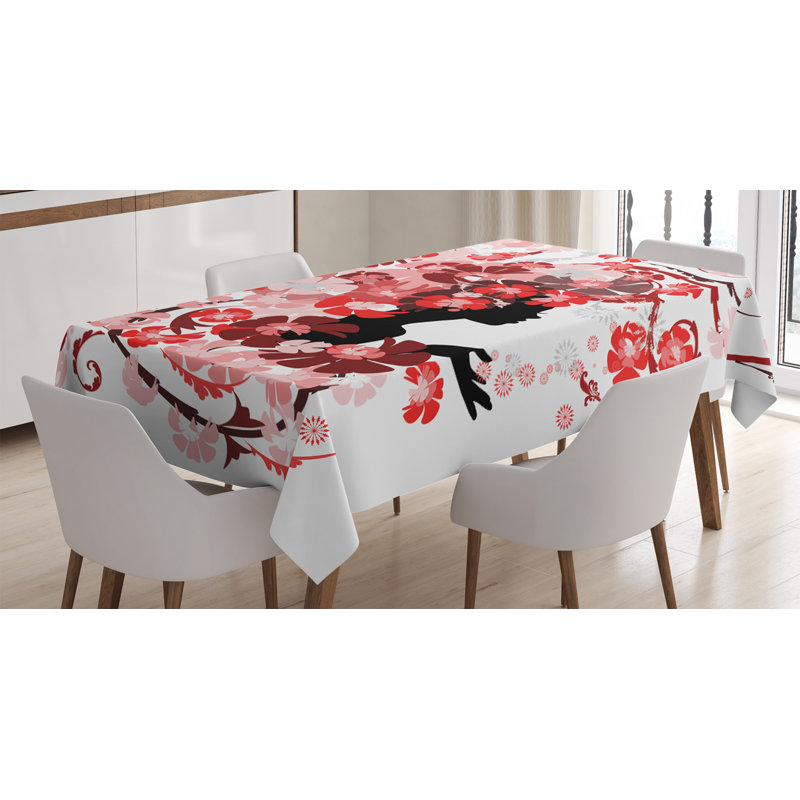 East Urban Home Ambesonne Femimine Tablecloth Flower Girl Hair