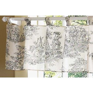 French Toile 54 Curtain Valance
