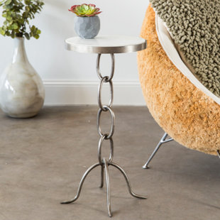 Lundin Stacked Chain End Table by Ivy Bronx