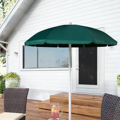 Parasol Italian 5 Drape Umbrella Reviews Wayfair Ca