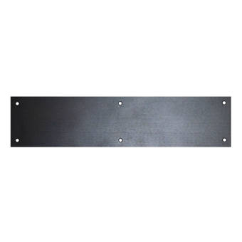 BRASS Accents A09-P0634-630 6 x 34 Kick Plate Satin Stainless Steel Screw Mount,