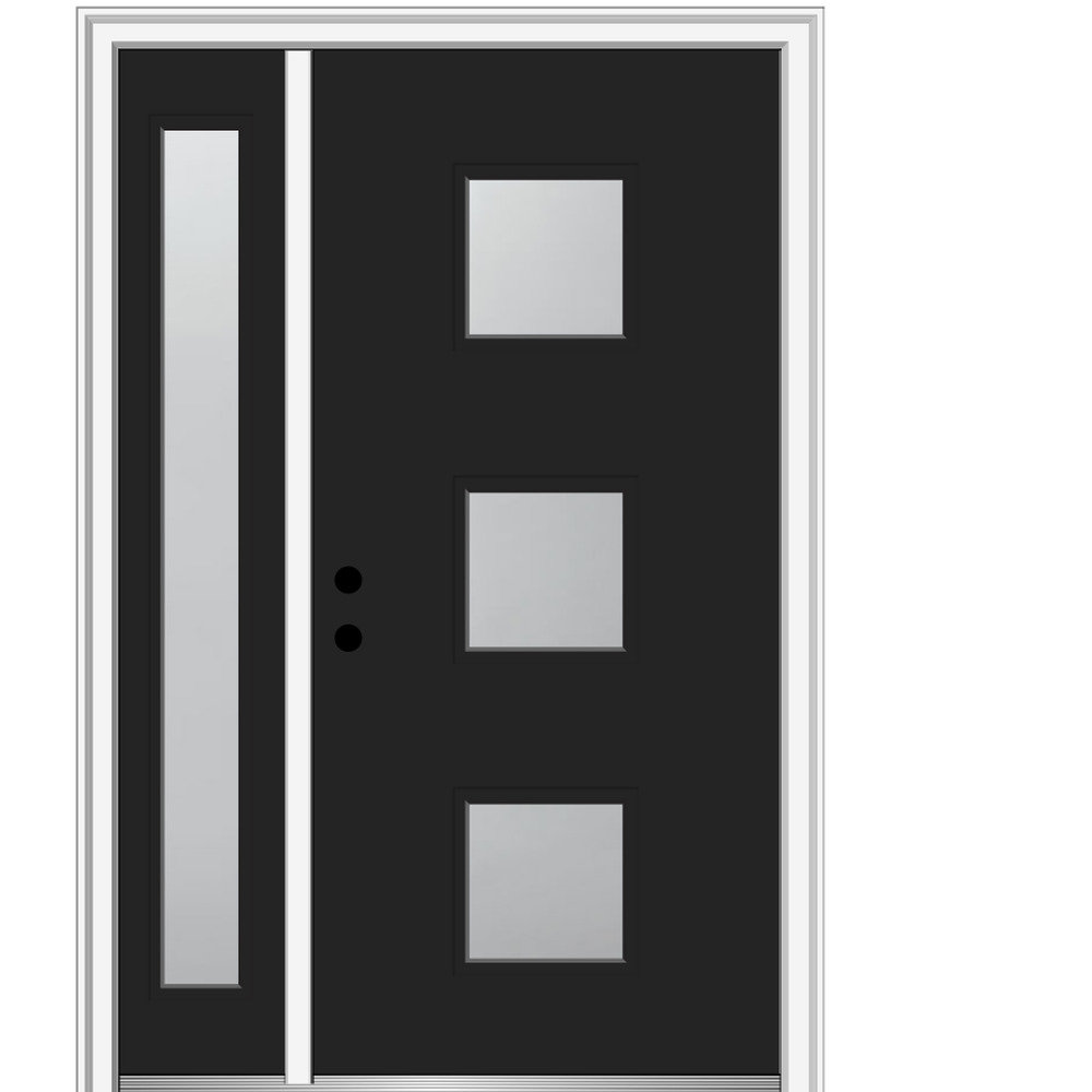 Verona Home Design Spotlight Glass Ready To Install Steel Prehung
