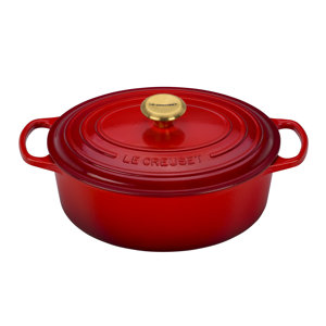 5-qt. Oval Dutch Oven with Gold Knob