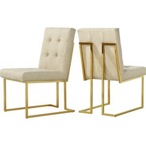 Somerset Linen Parsons Chair (Set of 2..