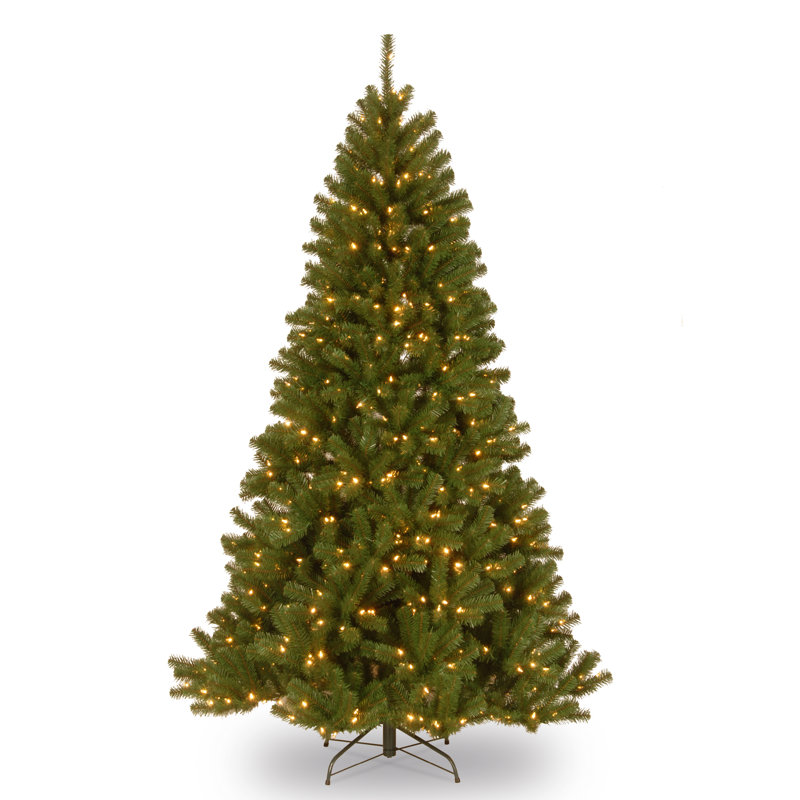 Beachcrest Home Norwood Fir Green Spruce Artificial Christmas Tree