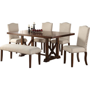 Chevaliers 6 Piece Dining Set by Canora Grey