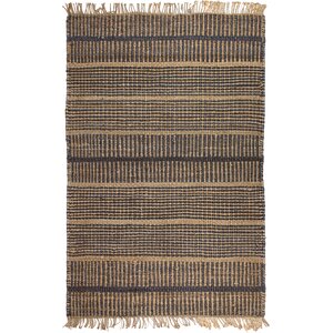 Ginger Hand-Woven Charcoal Area Rug