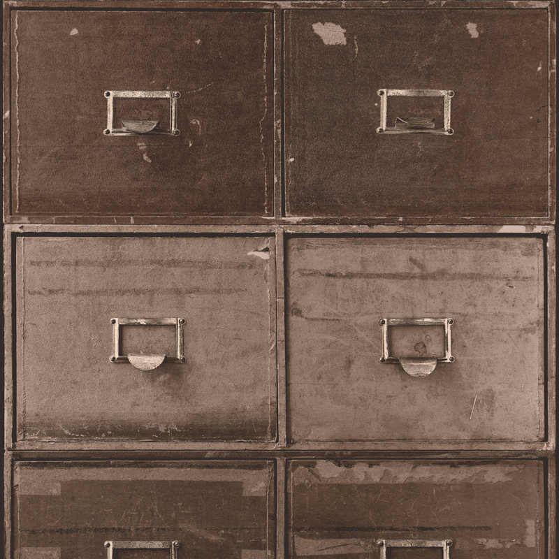 Walls Republic Contemporary Vintage Industrial File Cabinet 32 97 X 20 8 Wallpaper Wayfair