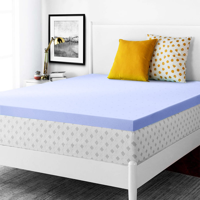 White Noise Merced 3 Gel Memory Foam Mattress Topper Reviews Wayfair