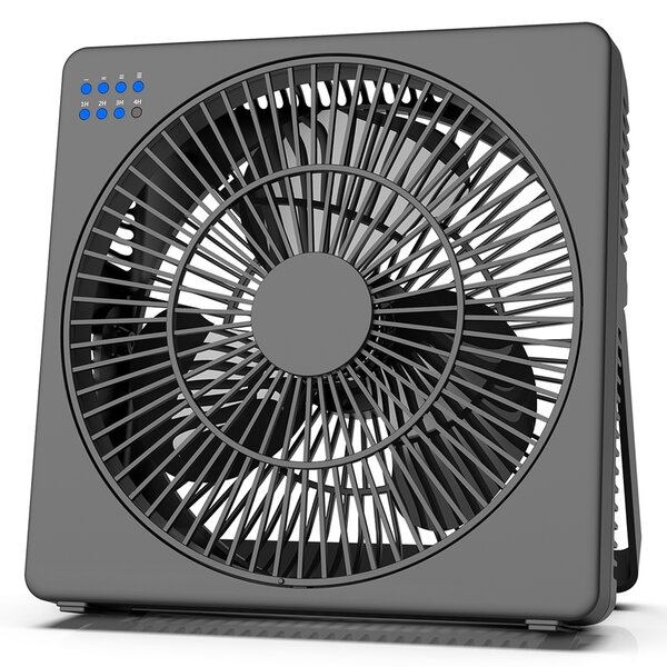 OPOLAR 4 Inch USB Desk Fan with 2 Setting Metal Design Quiet Operation for Office Home 