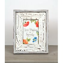 Table Top 4x6 Shabby Chic Old River Outdoors Rustic Distressed Whitewash Wood Picture Photo Frame