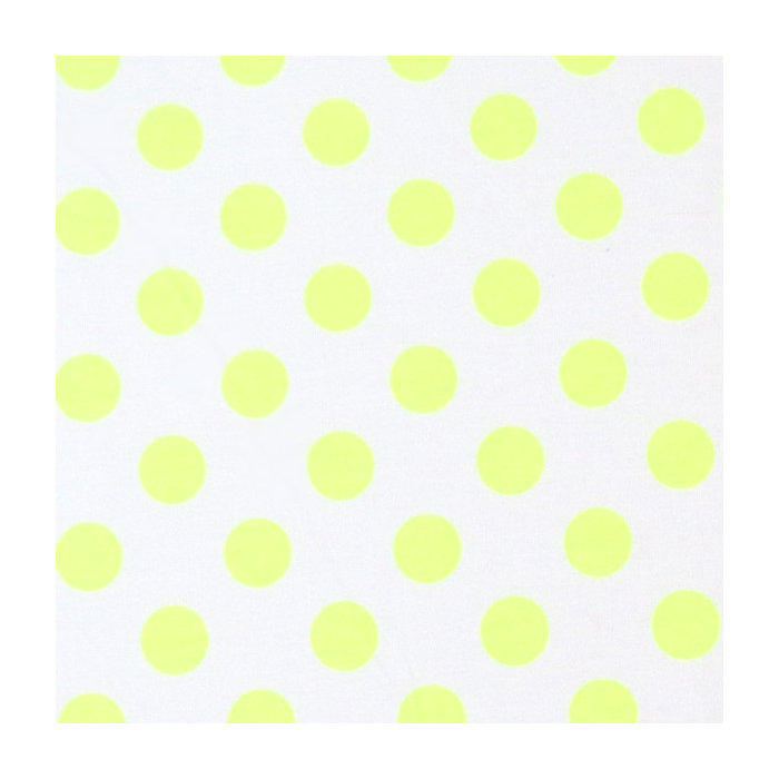 Sheetworld Neon Polka Dots Travel Crib Light Fitted Crib Sheet