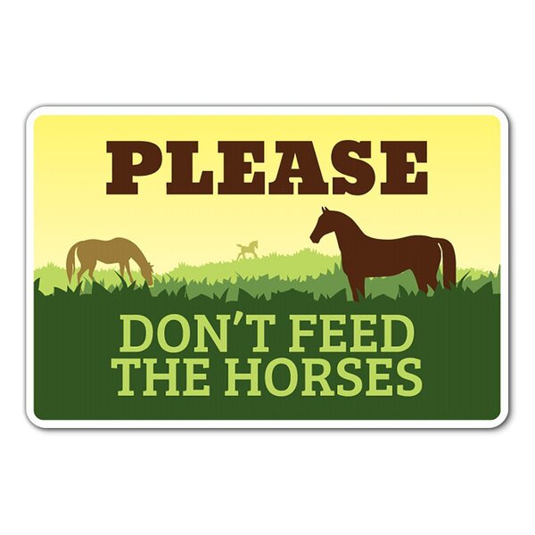 Beware Of Gypsy Horse Rustic Sign SignMission Classic Plaque Decoration 