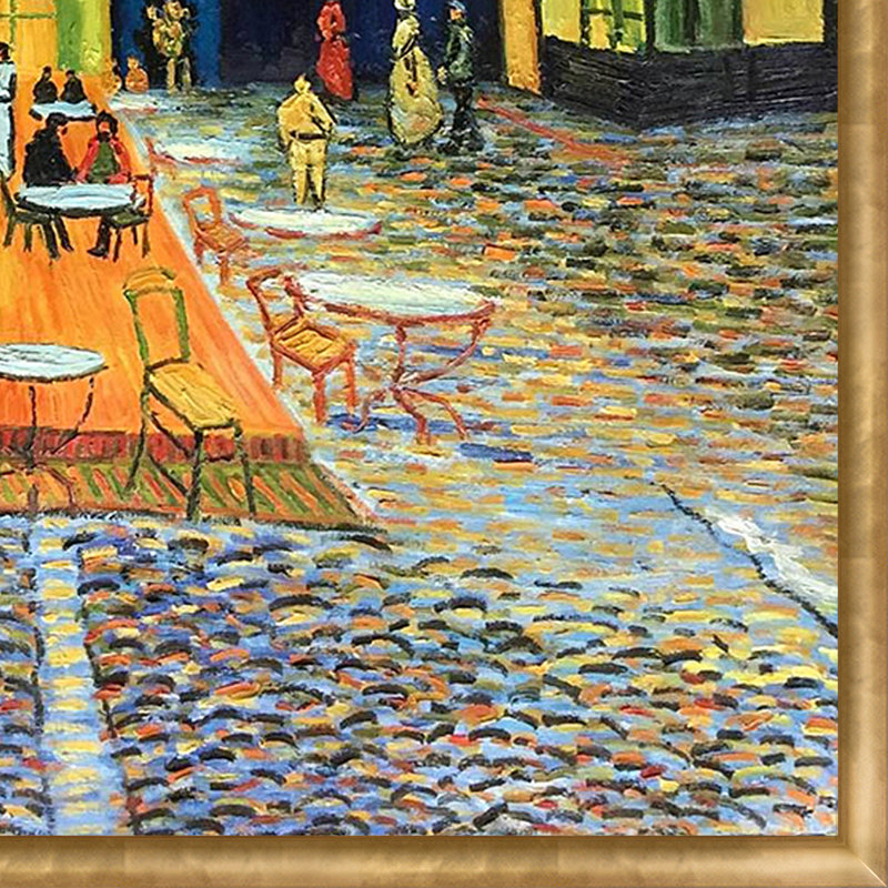 Wildon Home Cafe Terrace At Night By Vincent Van Gogh Framed