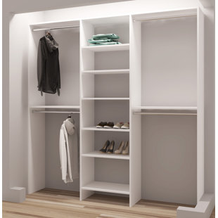 Closet Systems Organizers You Ll Love Wayfair Demure Design 81 W Closet System