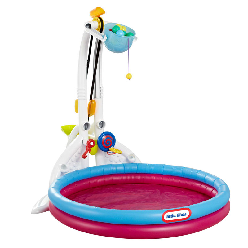 little tikes ball pit with slide