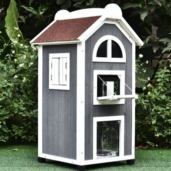 Katkabin Outdoor Cat House Reviews Wayfair