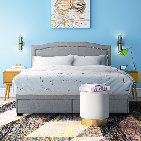 Red Barrel Studio® Iowa Low Profile Upholstered Storage ...