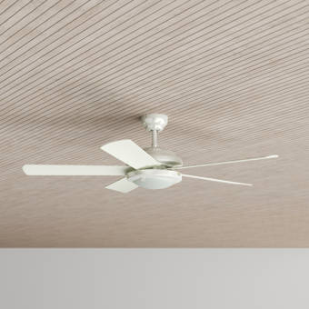 52 Creslow 5 Blade Standard Ceiling Fan With Light Kit