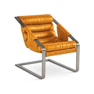 Indoor Leather Sling Chair Wayfair Quickview
