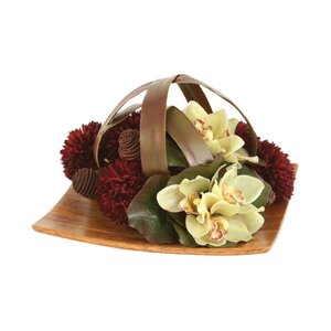 Silk Floral Mix Caged Centerpieces