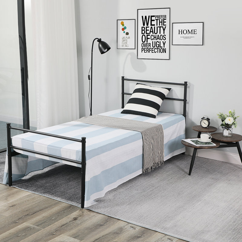 Red Barrel Studio Mesa 35" Platform Steel Heavy Duty Bed ...