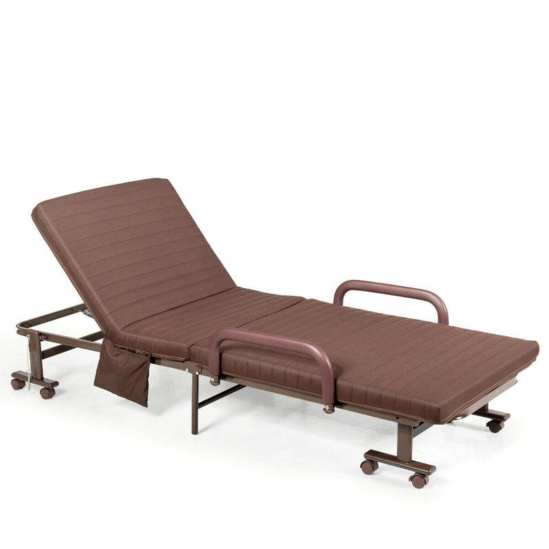 Latitude Run Rothsville Adjustable Guest Reclining Chaise Lounge With Cushion Wayfair