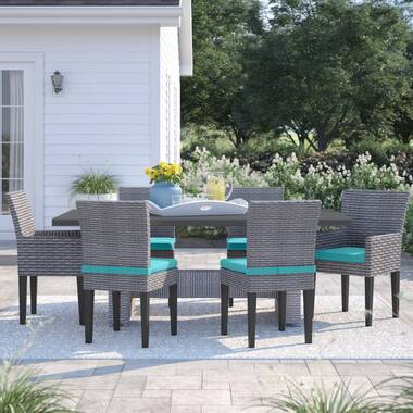 wayfair 7 piece outdoor dining set