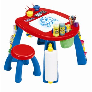 Crayola Creativity Play Station Kids' 2 Piece Table and Stool Set