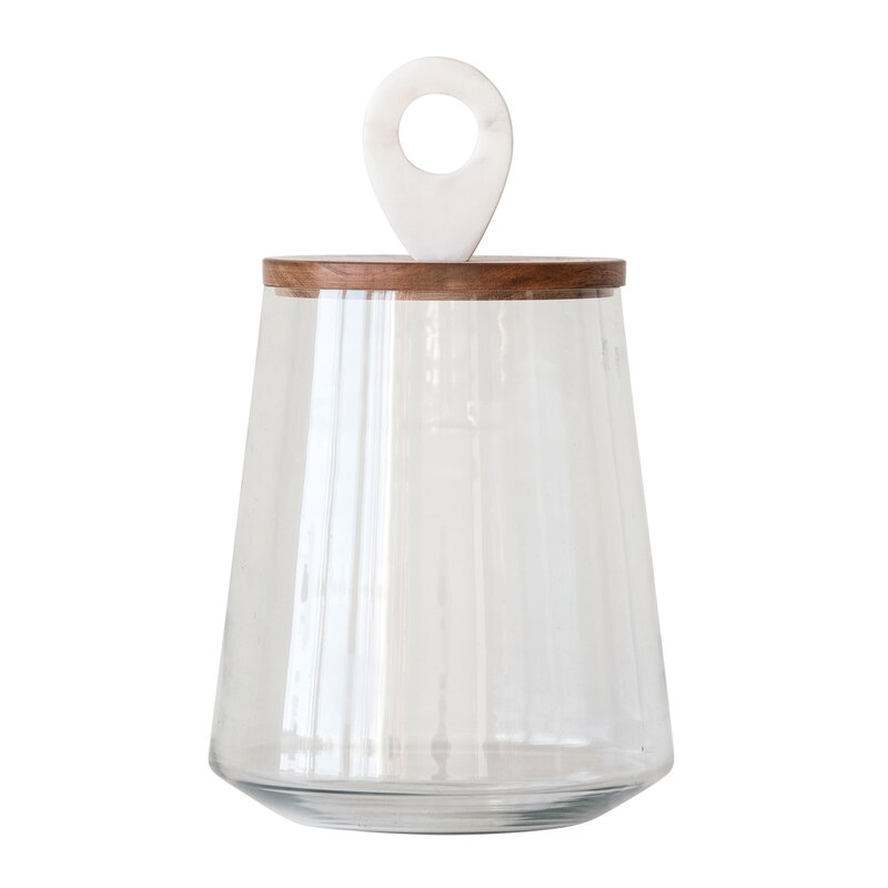 Wrought Studio Glass Storage Jar Wayfair