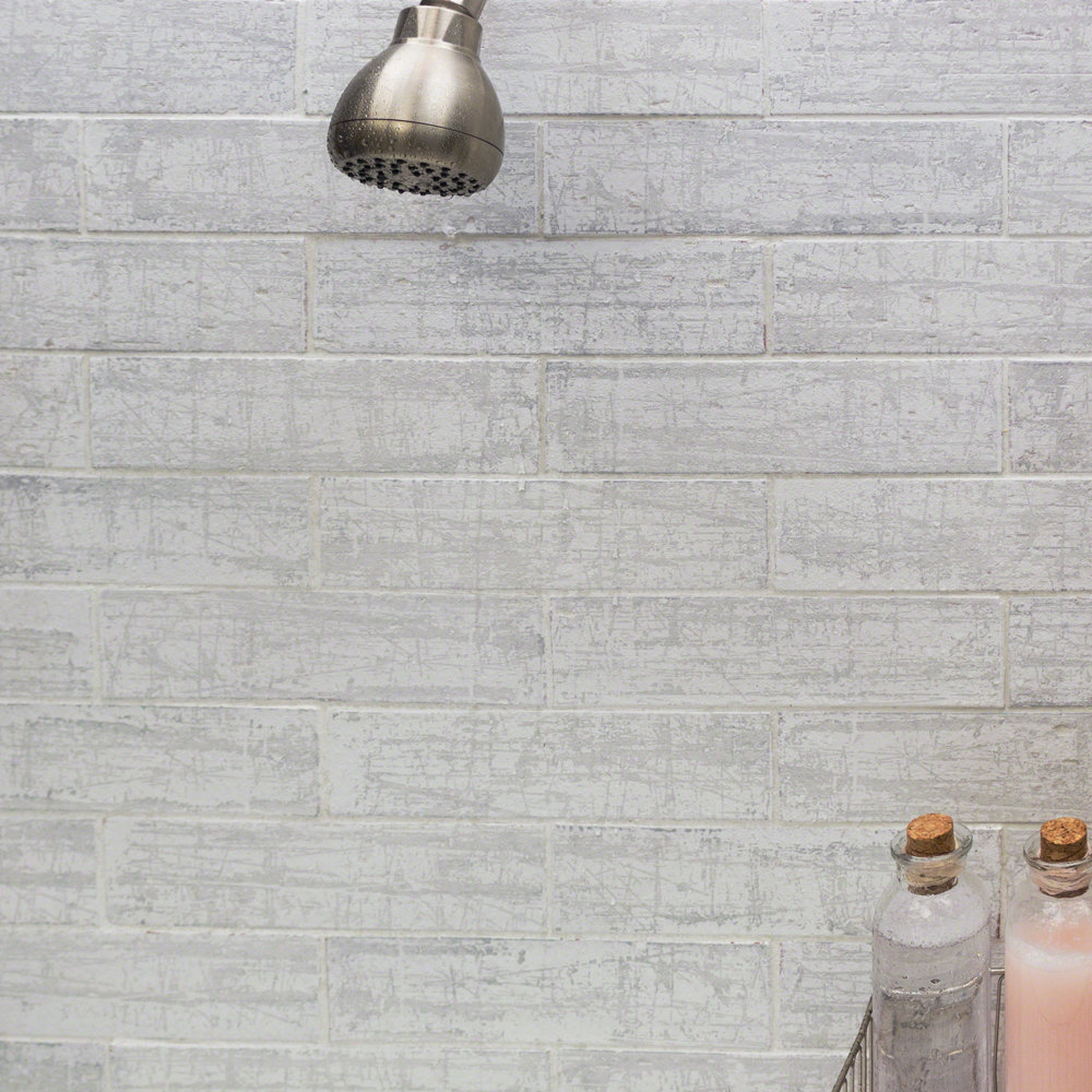 Ivy Hill Tile Metro 2 X 9 Terra Cotta Subway In White Wayfair Terra Cotta Subway Tile In White