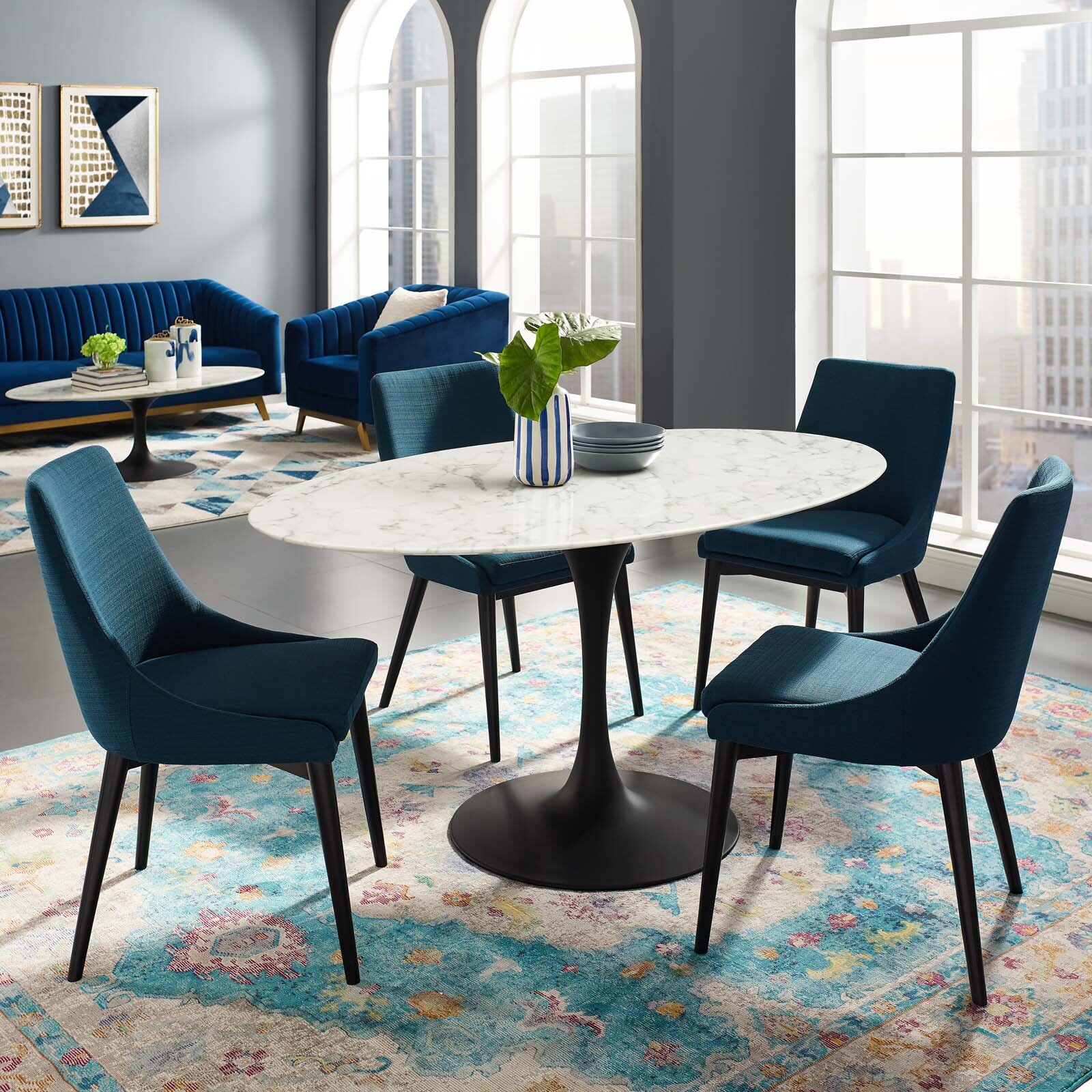 moda terrazzo dining table