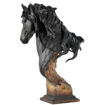 Large QS873 Design Toscano Racing the Wind Wild Horse Statue by Samuel Lightfoot