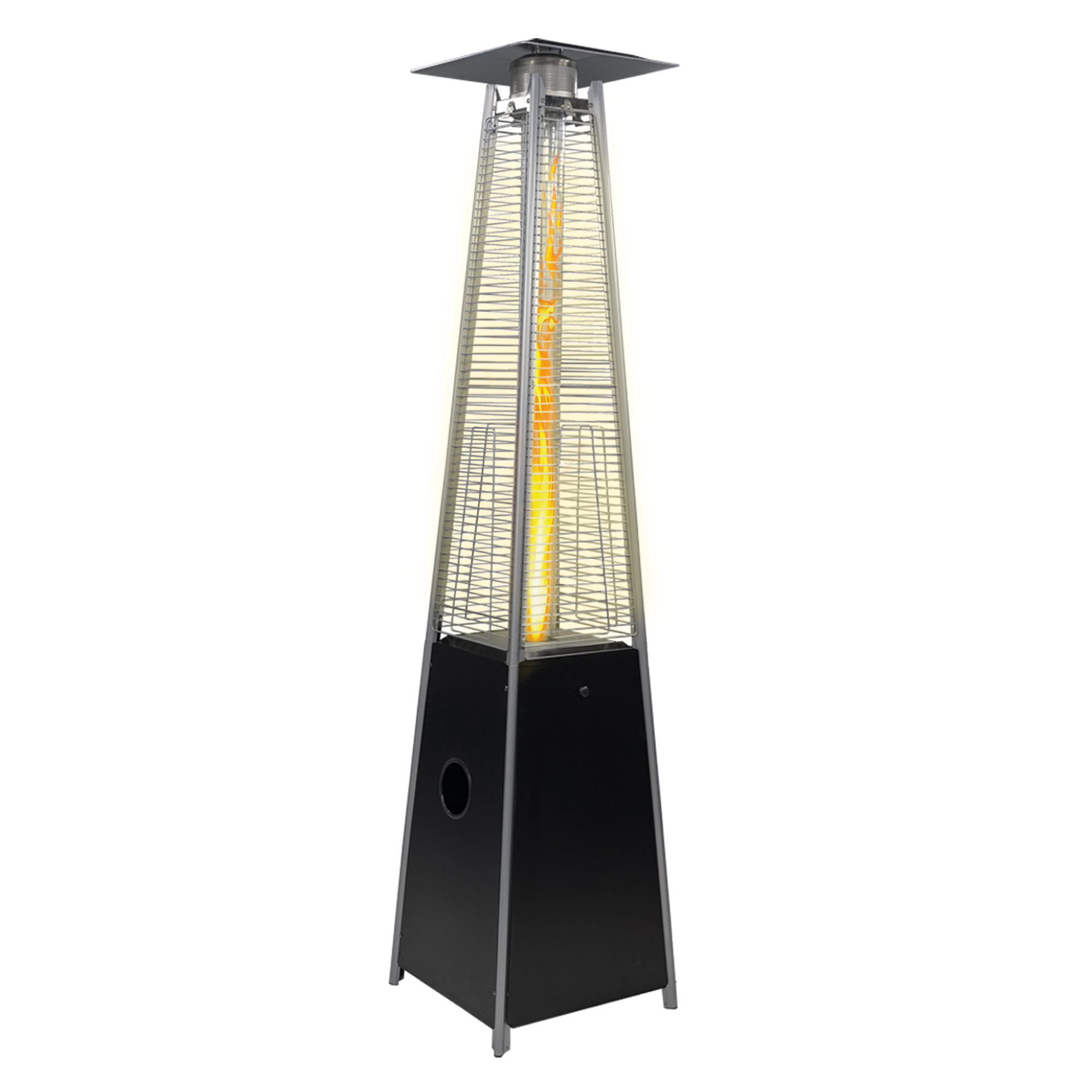 HIO Pyramid Flame Outdoor 42000 BTU Propane Patio Heater & Reviews
