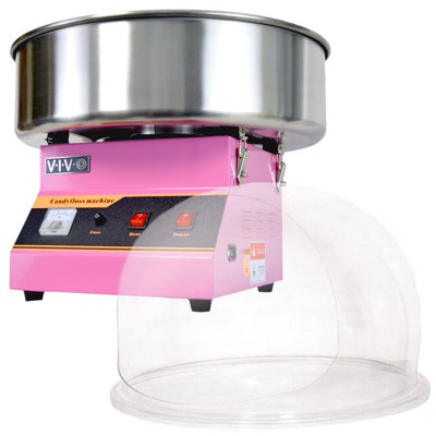 (incomplete only top)Electric Commercial Cotton Candy Machine with Bubble Shield