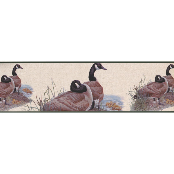 Loon Peak Chadbury Duck Duckling On The Lake Shore Vintage 7 L X 180 W Wildlife Wallpaper Border Wayfair Tons of awesome duck wallpapers to download for free. wayfair
