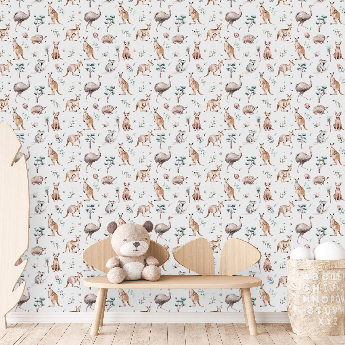 Red Barrel Studio® Exotic Animals Wallpaper Wayfair