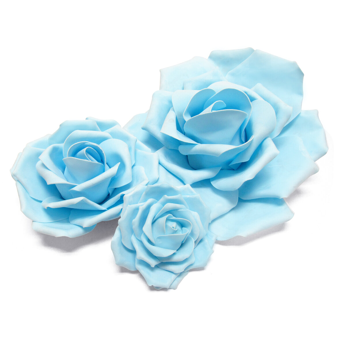 Red Barrel Studio® 3 Piece Rose Foam Flower Wall Décor Set | Wayfair