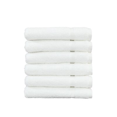 Pack of 4 SPLASH Washcloths 100/% Cotton Washcloths for Bathroom 12 x 20 Inches White