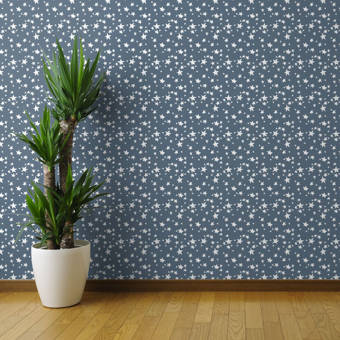 Isabelle Max Stars On Blue Grey Removable Wallpaper Star Stars