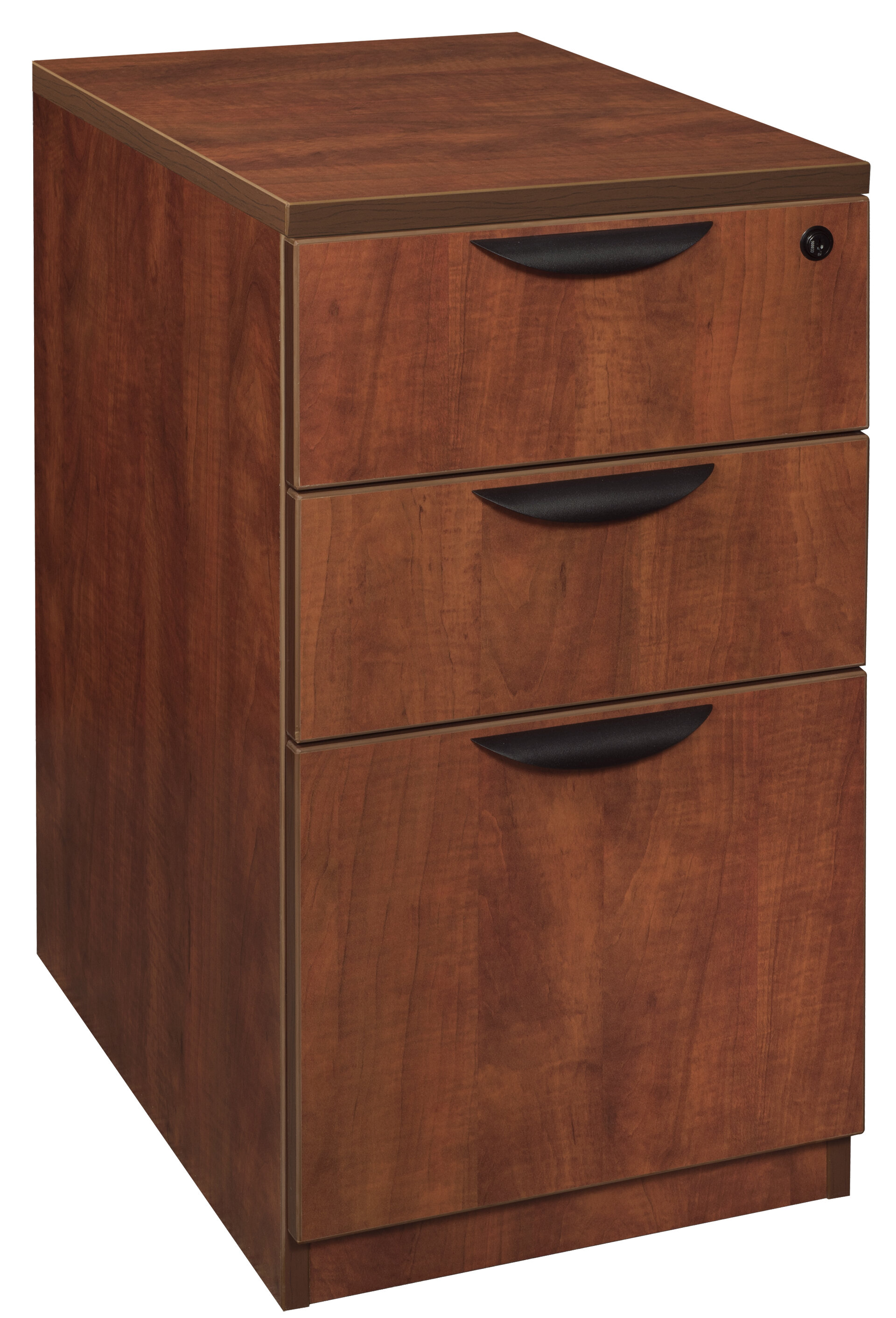 Latitude Run Linh Desk Side Box 3 Drawer Vertical Filing Cabinet