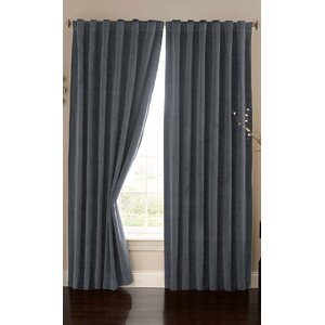 Moser Solid Blackout Thermal Rod Pocket Single Curtain Panel